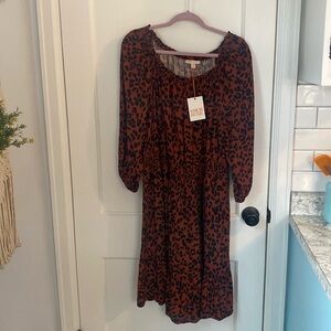 Knox Rose-Cheetah Print Dress-XXL-NWT